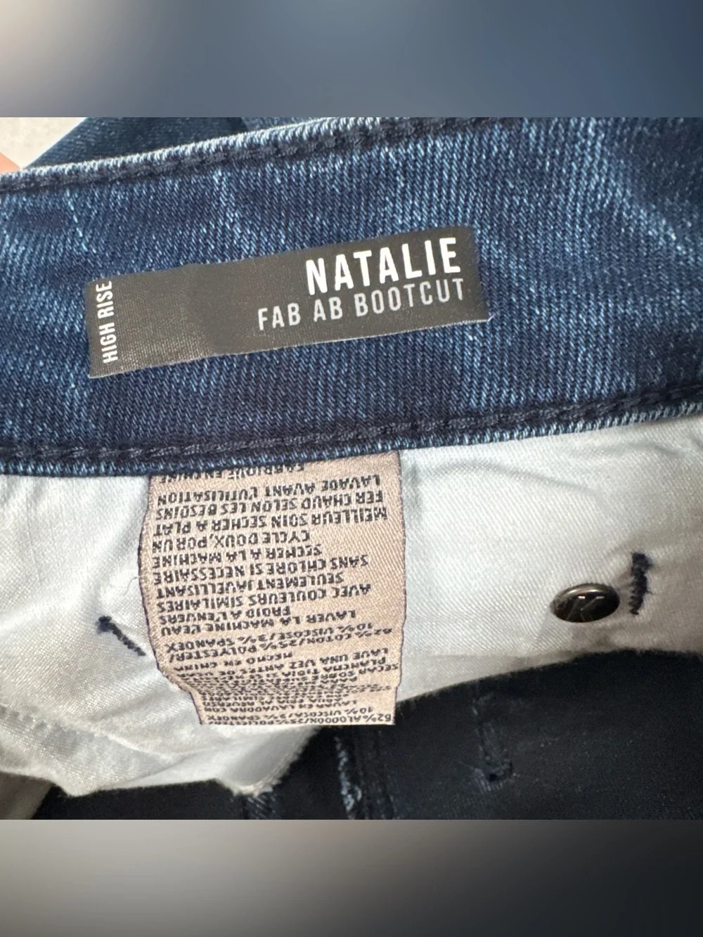 KUT From The Kloth Natalie Fab Ab Bootcut Jeans Women 6 Blue Denim High Rise Y2K